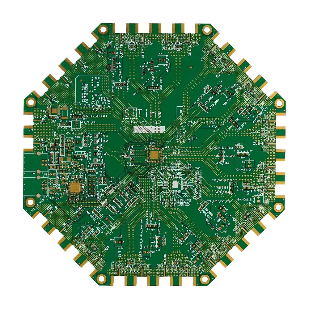 8 Layer Fr-4 370HR Telecom Electronic PCB